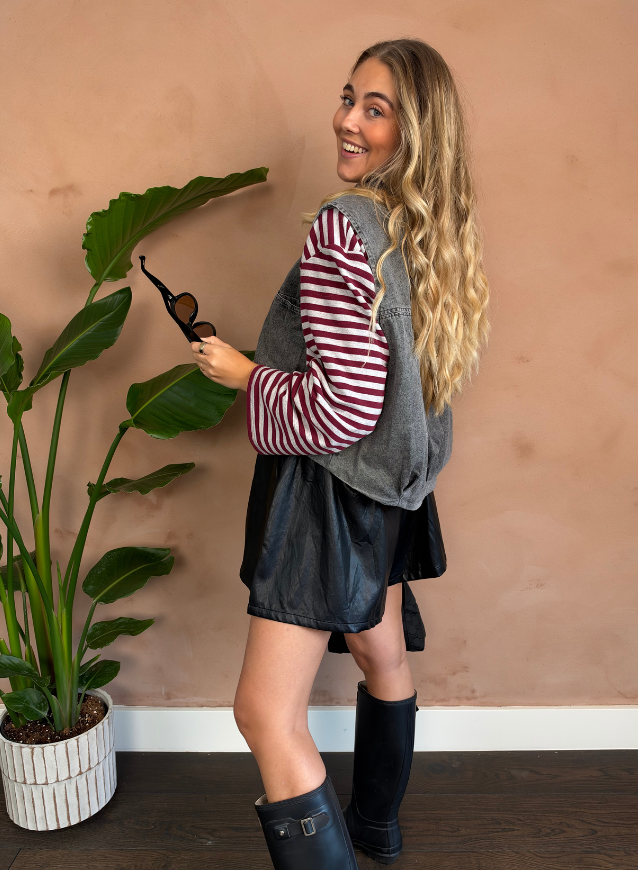 LEXIE - Jeansvest Grey