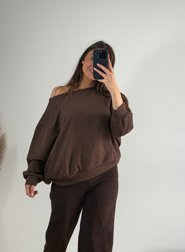 MILOU - Off-sholder Chocotrui