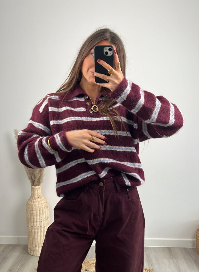 JUUL - Strepentrui Bordeaux- blauw