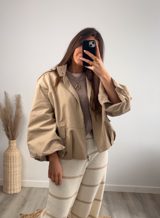 CELIEN - Broek Beige