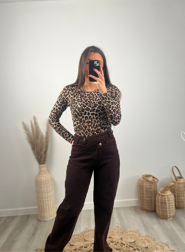 LAUREN - Leopard Top