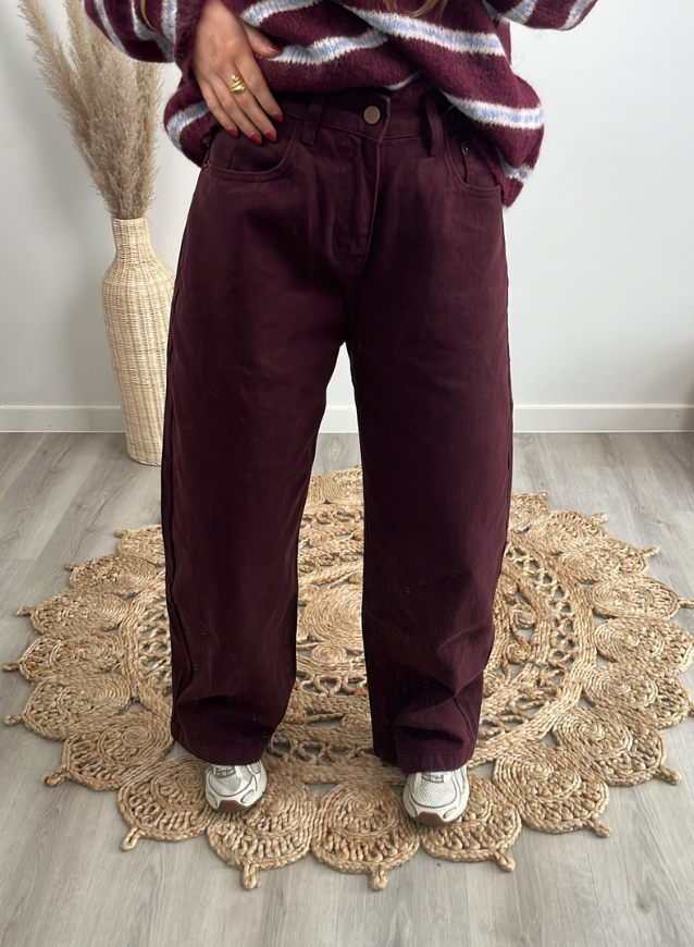 Wide Leg Bordeaux