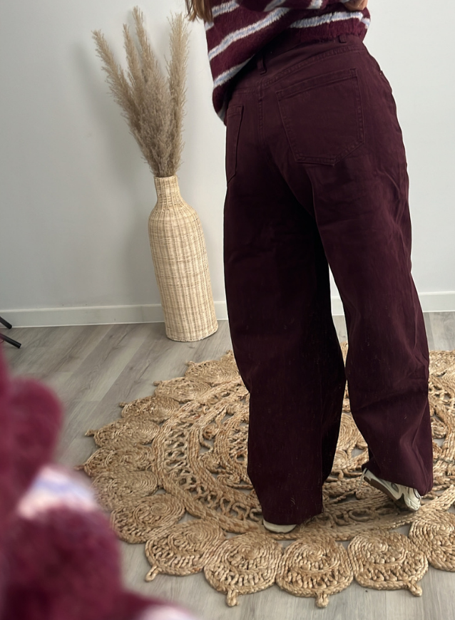 Wide Leg Bordeaux