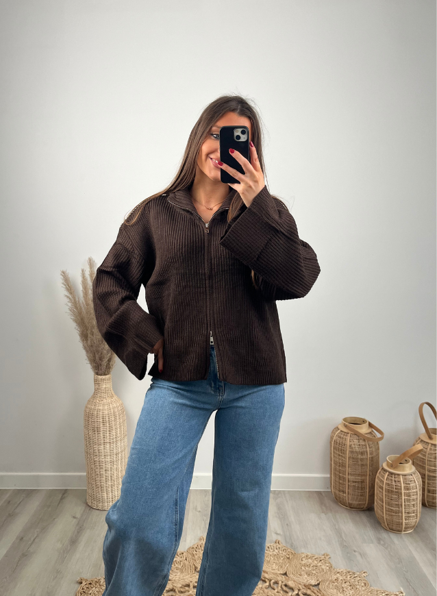 SOFIA - Zip Knit