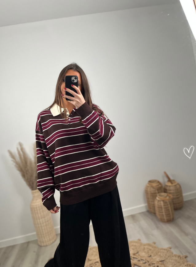 MILLIE - Polo-sweater