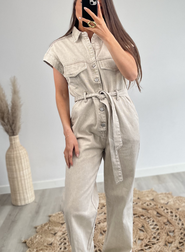 Jumpsuit beige