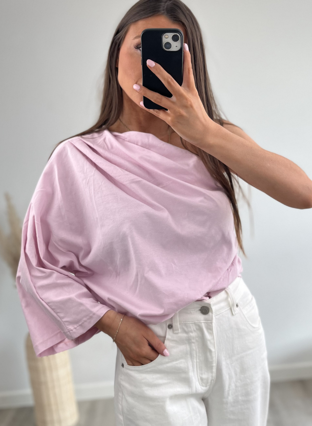 Off- Shoulder top Pink