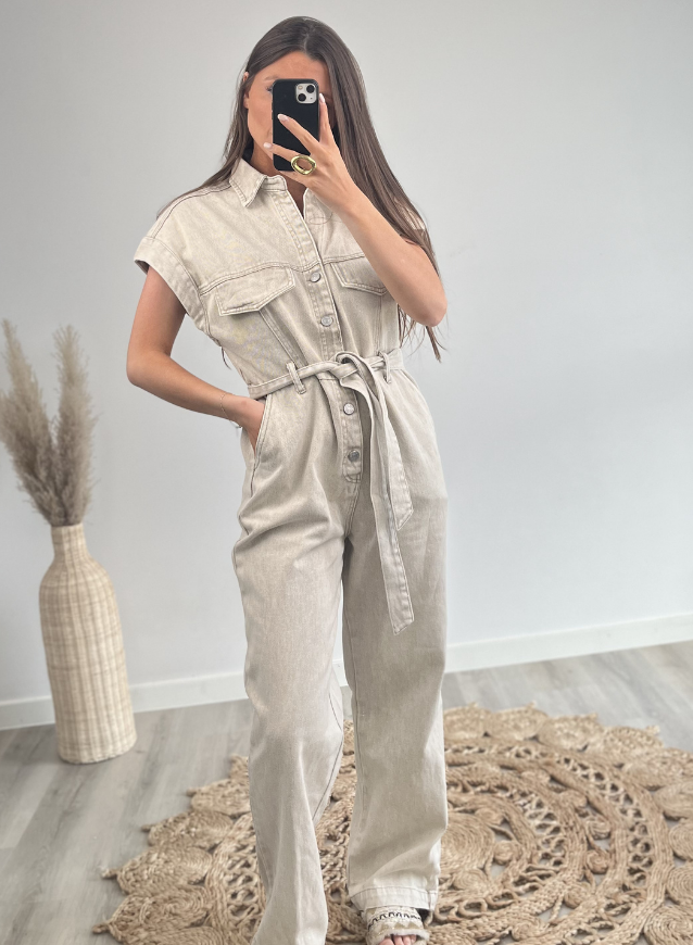 Jumpsuit beige