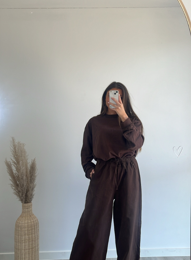 ROOS - Chocolade trui