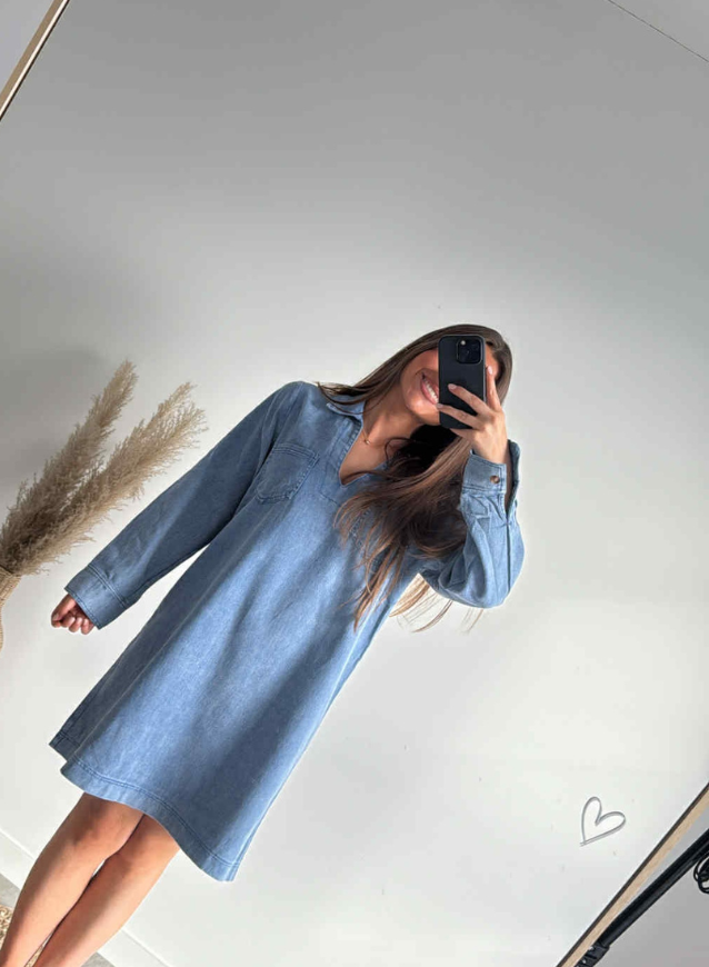 Mirte - Jeanskleedje blue