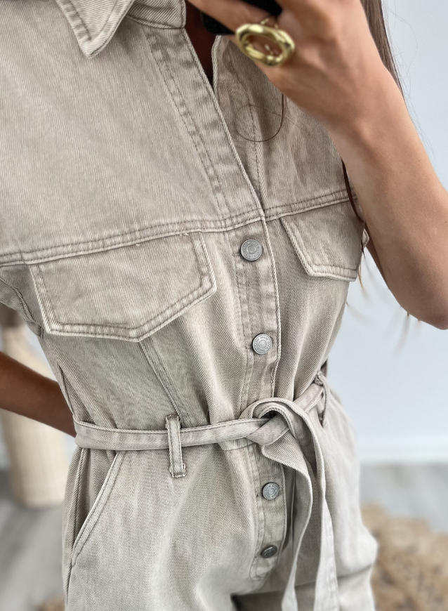 Jumpsuit beige