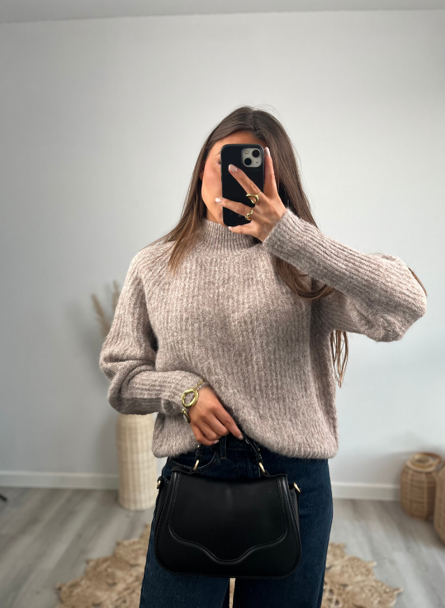 MONA - Trui Taupe