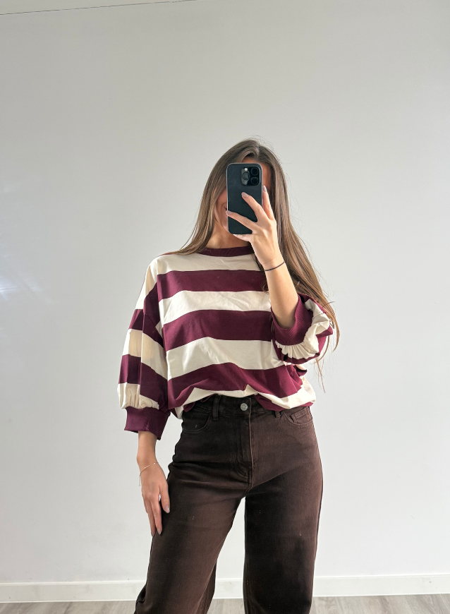 JULIA - Sweater Bordeaux