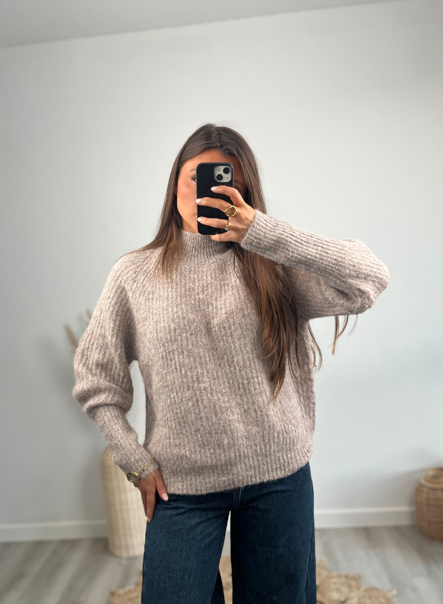 MONA - Trui Taupe