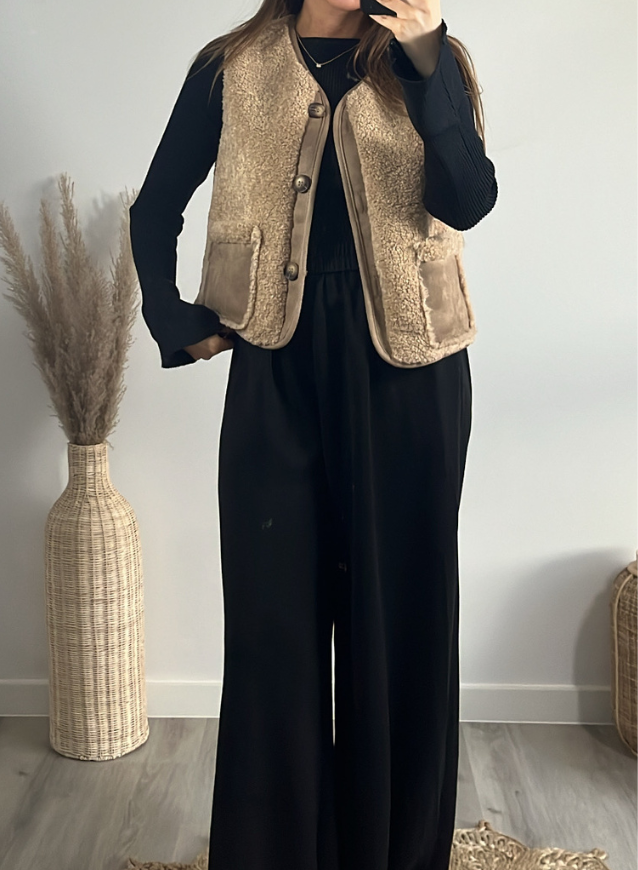 BENTHE - Teddy gilet