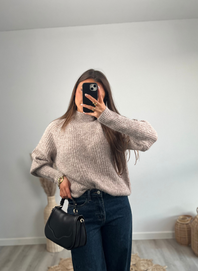 MONA - Trui Taupe