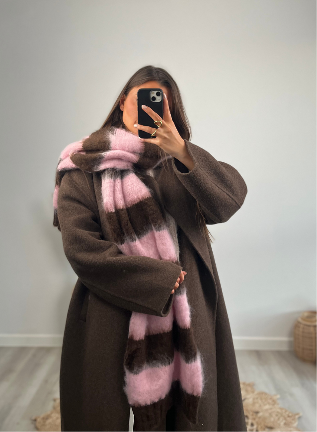 Sjaal Choco/Roze