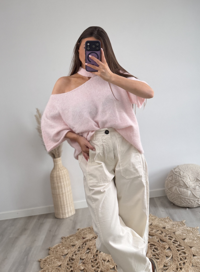 JOLIEN - Trousers Ecru