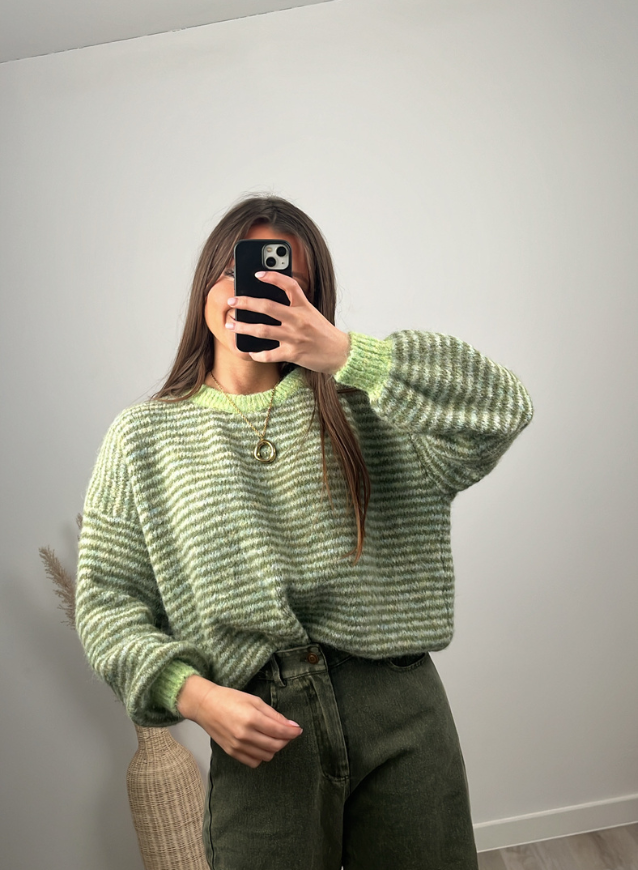 CARLIJN - Trui Groen