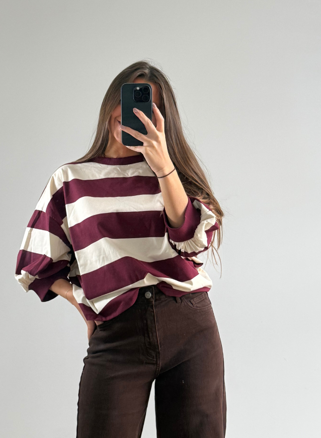 JULIA - Sweater Bordeaux