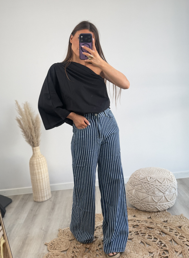 Striped Jeans
