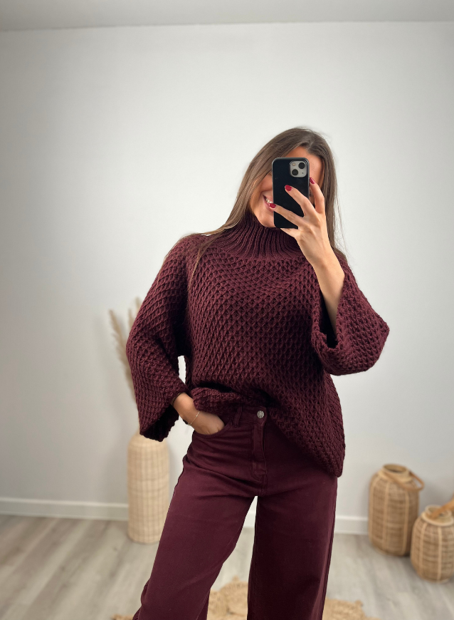 MARYAM - Bordeaux Trui