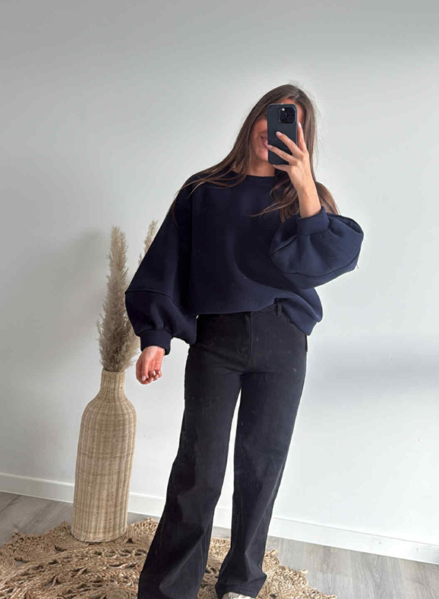 LUNA - Jeansbroek Zwart