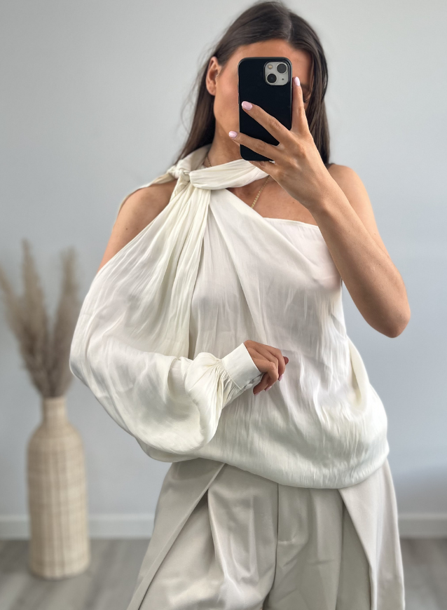 AMY - Classy Top Ecru