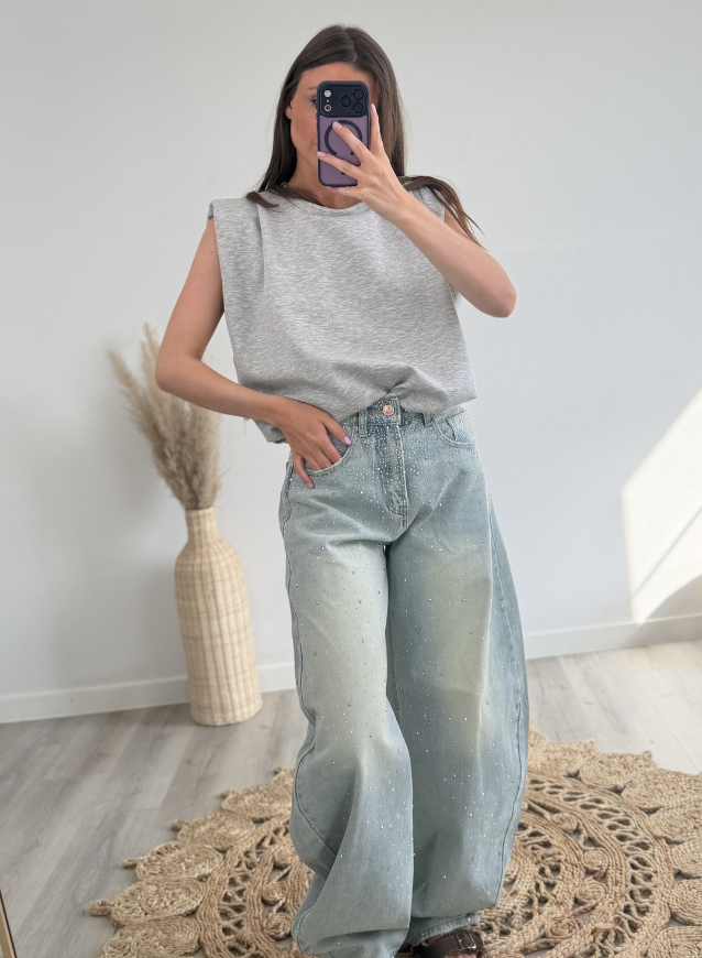 Jeansbroek Strass