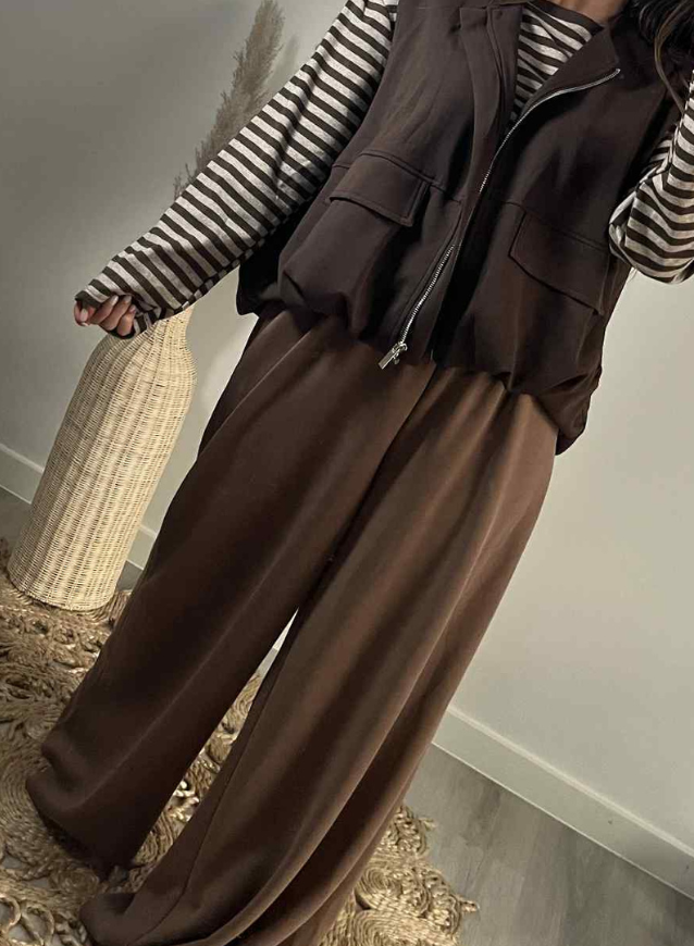 SYLVIE - Broek Bruin