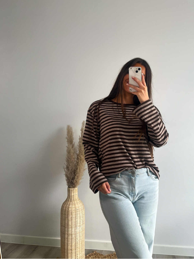 Striped shirt long sleeves