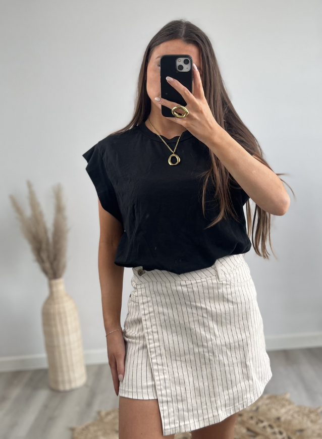 Gestreifte Shorts
