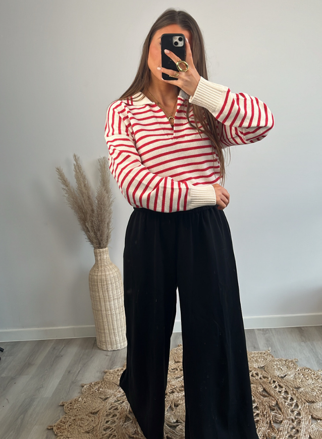 JUNE - Knit Rood