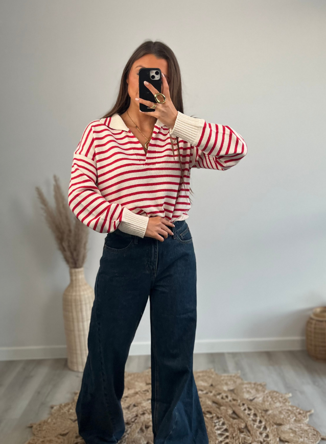 JUNE - Knit Rood