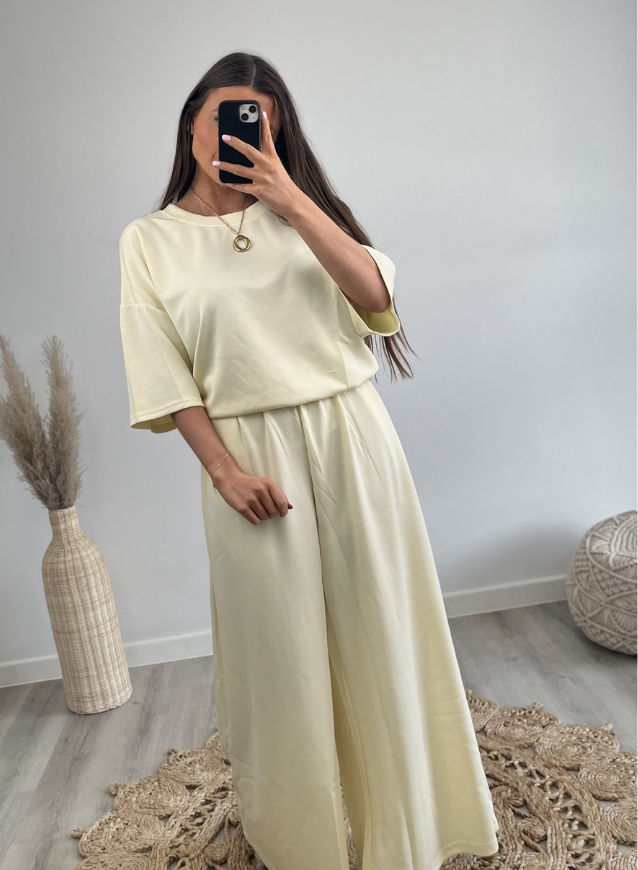 SYLVIE - Broek Butteryellow