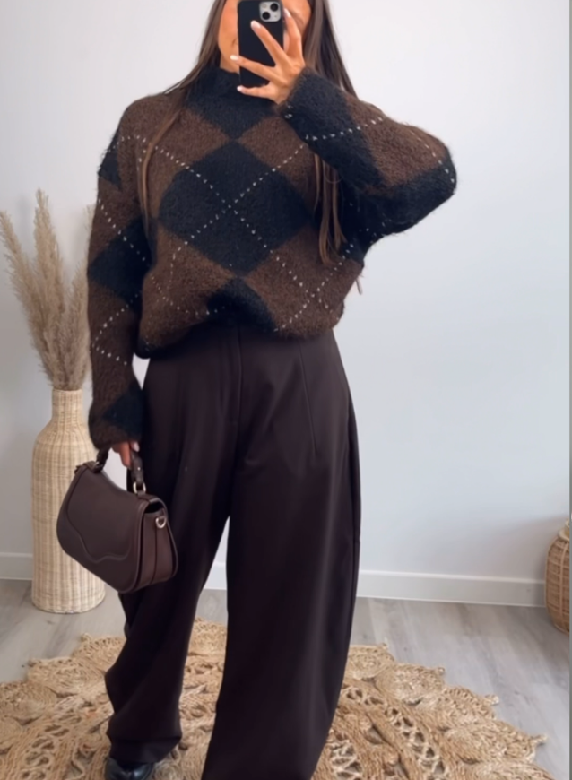 Classy Balloon Pant Brown