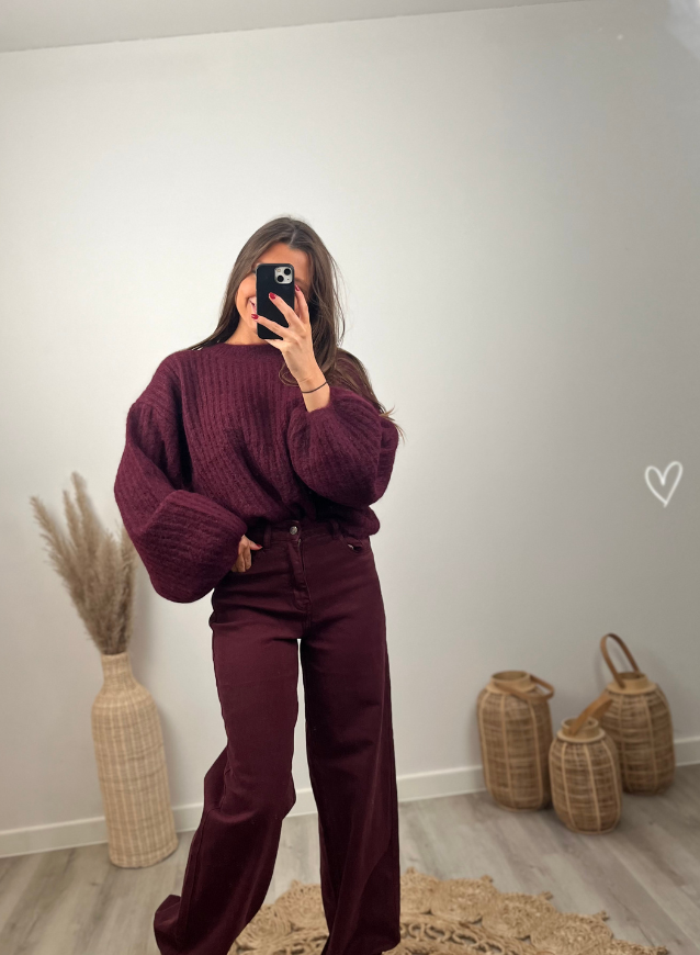 LIV - Trui Bordeaux