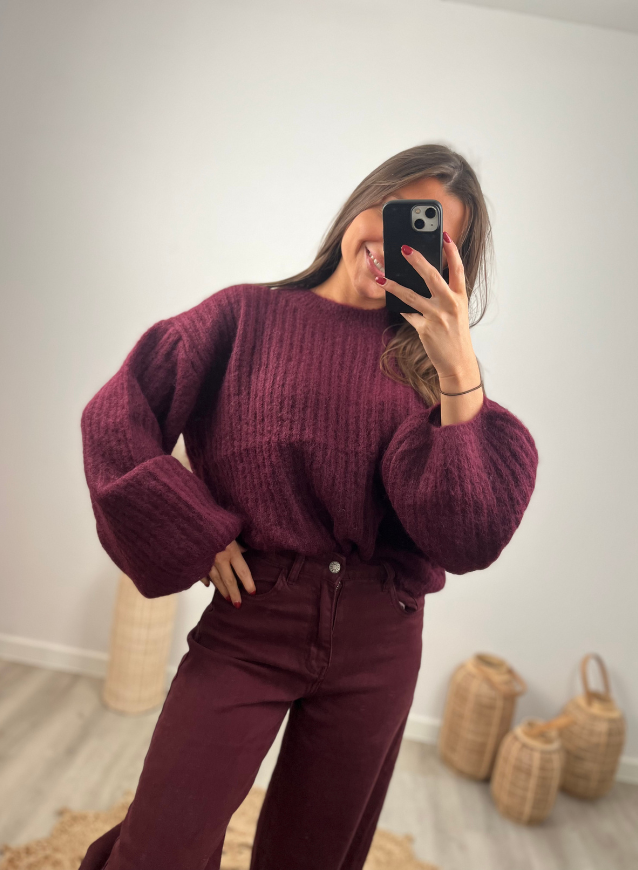 LIV - Trui Bordeaux