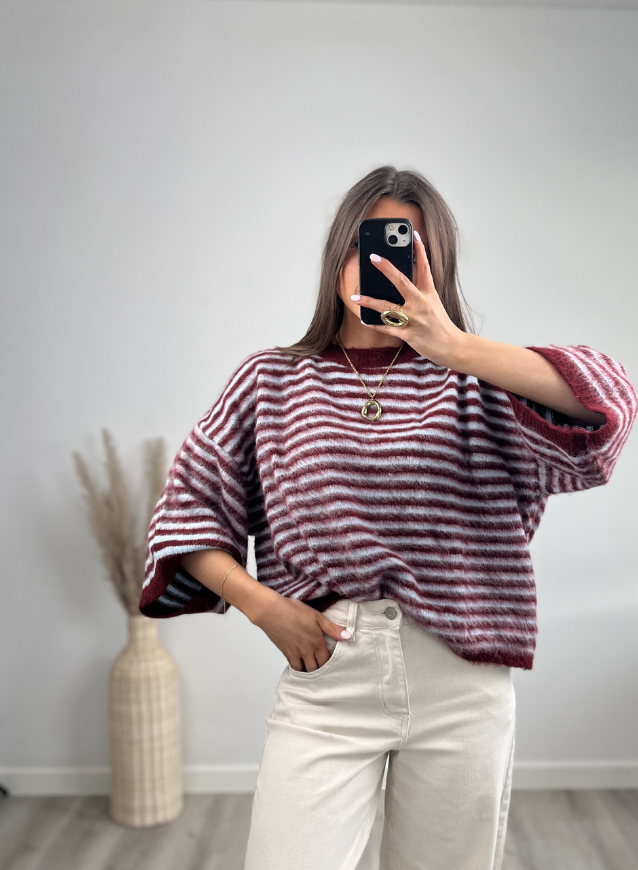 DAGMAR - Knit Bordeaux