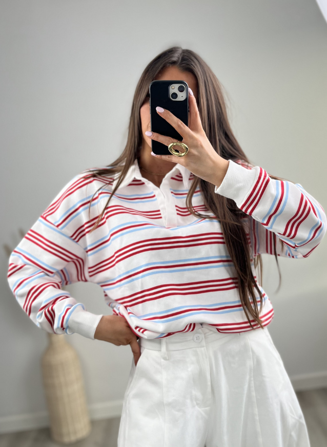 ANNELOES - Knit Rood/Geel