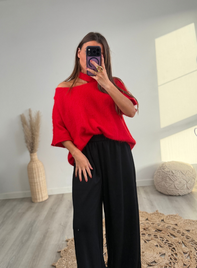 LUNA - Knit Rood