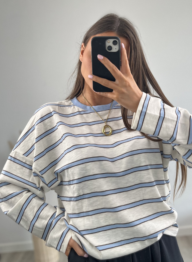 CELINE - Longsleeve Blauw