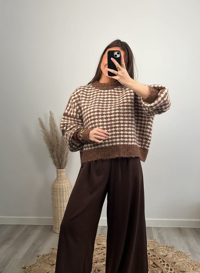 ADELINE - Trui Camel