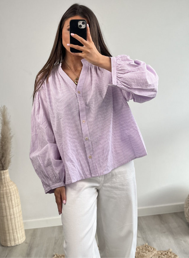 LIANDRA - Blouse Paars