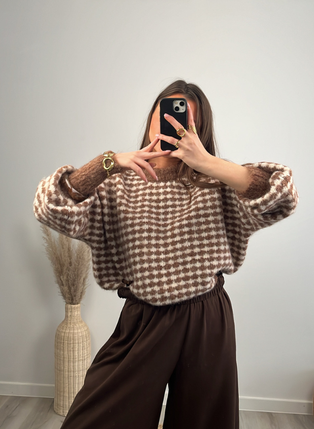 ADELINE - Trui Camel