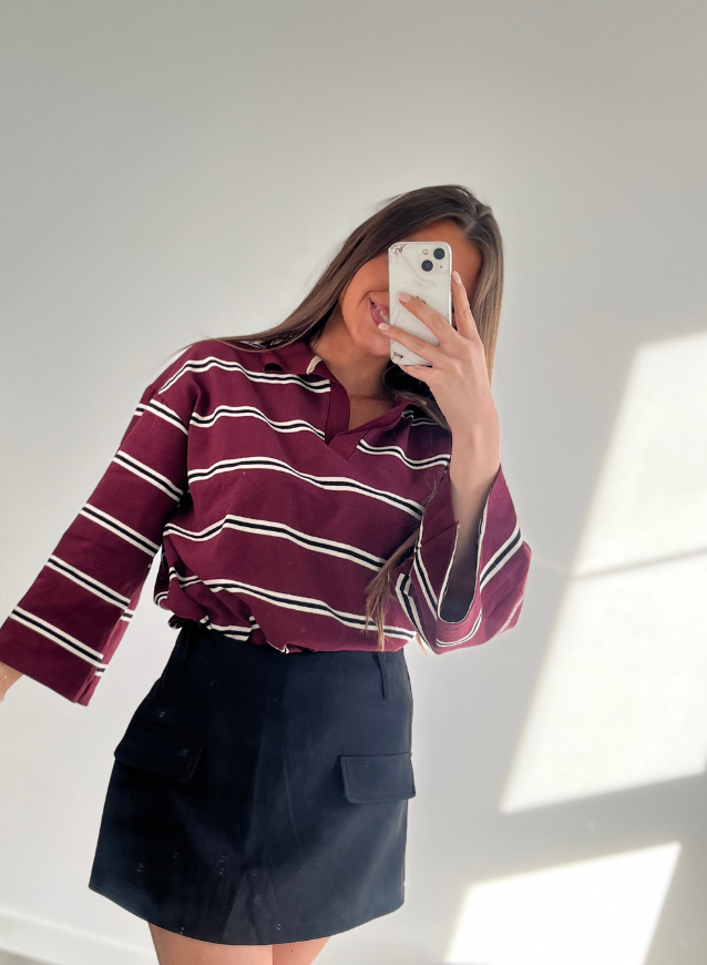 CHIARA - Truitjespolo bordeaux