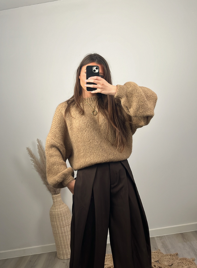 EMILIA - Pullover Camel