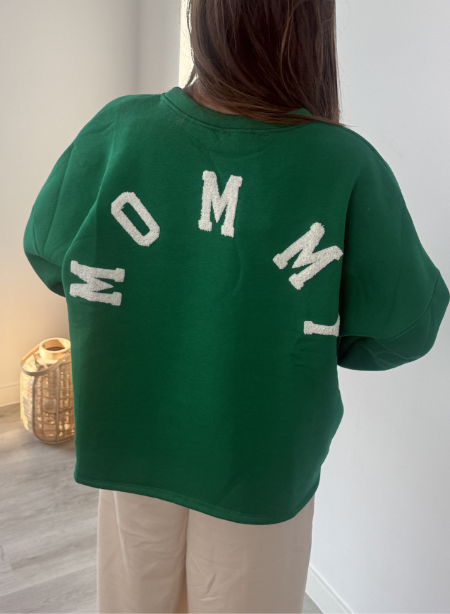 MOMMY Pullover Grün