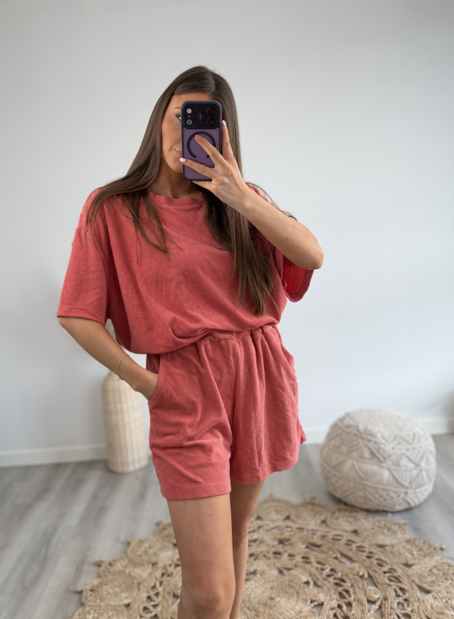Spons set terracotta