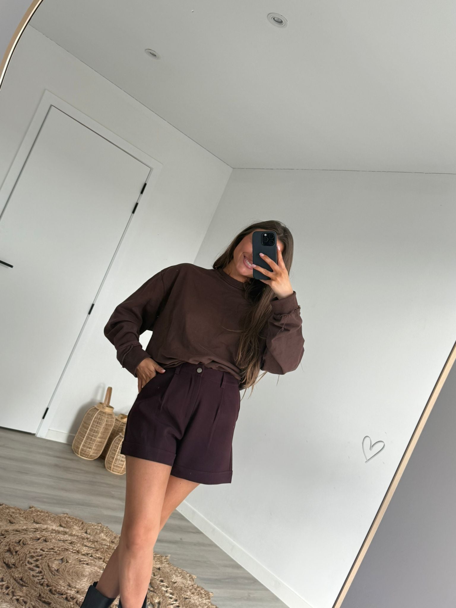 STEFFI - shortje burgundy